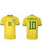 Brasilien Neymar Jr #10 Replika Hemmakläder VM 2022 Kortärmad